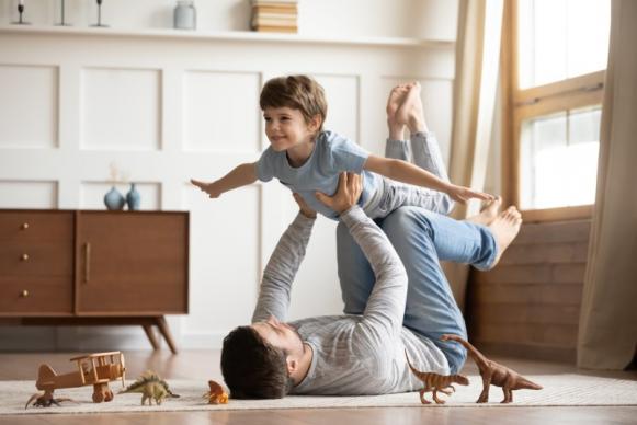yoga duo parent-enfant